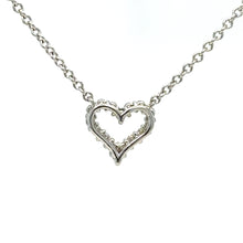 Load image into Gallery viewer, Tiffany &amp; Co Diamond Heart Pendant 0.20ct