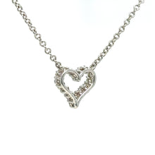 Load image into Gallery viewer, Tiffany &amp; Co Diamond Heart Pendant 0.20ct