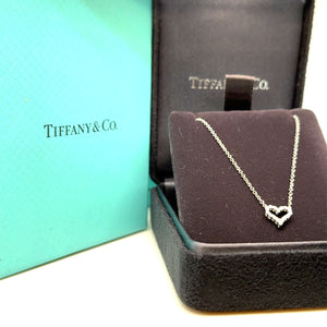 Tiffany & Co Diamond Heart Pendant 0.20ct