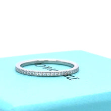 Load image into Gallery viewer, Tiffany &amp; Co Diamond Eternity Ring 0.35ct