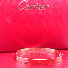 Load image into Gallery viewer, Cartier Love Bracelet Rose Gold