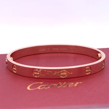 Load image into Gallery viewer, Cartier Love Bracelet Rose Gold