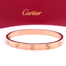 Load image into Gallery viewer, Cartier Love Bracelet Rose Gold