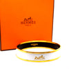 Hermes Uni Bangle White