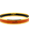 Hermes Uni Bangle Extra Narrow Orange