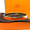 Hermes Uni Bangle Extra Narrow Orange