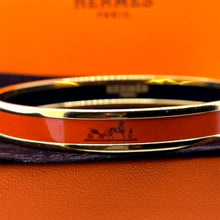 Load image into Gallery viewer, Hermes Uni Bangle Extra Narrow Orange
