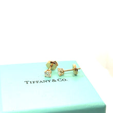 Load image into Gallery viewer, Tiffany &amp; Co Rose Gold and Diamond Earrings