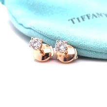 Load image into Gallery viewer, Tiffany &amp; Co Rose Gold and Diamond Earrings