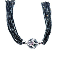 Load image into Gallery viewer, Paspaley Black Spinel Necklace