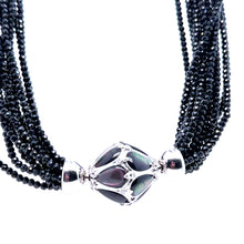 Load image into Gallery viewer, Paspaley Black Spinel Necklace