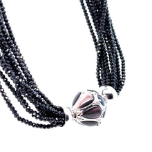 Load image into Gallery viewer, Paspaley Black Spinel Necklace