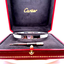 Load image into Gallery viewer, Cartier Love Bracelet White Gold