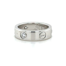 Load image into Gallery viewer, Cartier Love Ring with 3 Diamonds 0.25ct