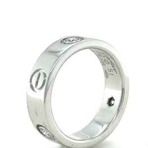 Cartier Love Ring with 3 Diamonds 0.25ct