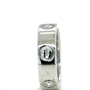 Cartier Love Ring with 3 Diamonds 0.25ct