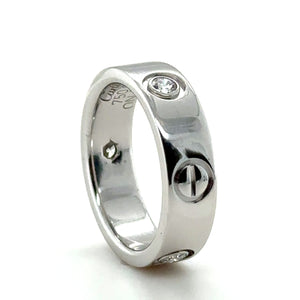 Cartier Love Ring with 3 Diamonds