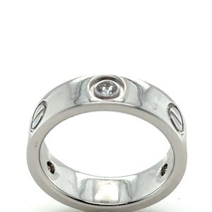 Cartier Love Ring with 3 Diamonds 0.25ct