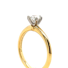 Load image into Gallery viewer, Tiffany &amp; Co Yellow Gold .5ct Diamond Ring