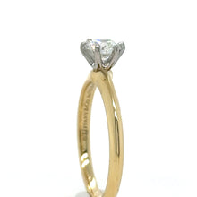 Load image into Gallery viewer, Tiffany &amp; Co Yellow Gold .5ct Diamond Ring