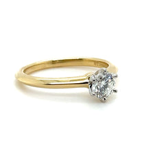 Load image into Gallery viewer, Tiffany &amp; Co Yellow Gold .5ct Diamond Ring