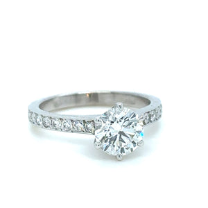 Paul Bram Diamond Engagement Ring 1.02ct