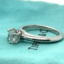 Load image into Gallery viewer, Tiffany &amp; Co Engagement Ring 0.94ct