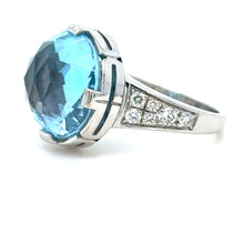 Load image into Gallery viewer, Bvlgari Parentesi Diamond Topaz Cocktail Ring