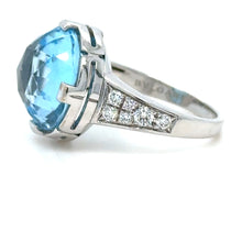 Load image into Gallery viewer, Bvlgari Parentesi Diamond Topaz Cocktail Ring