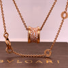 Bvlgari B.Zero 1 Necklace Rose Gold 0.87ct