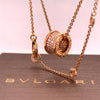 Bvlgari B.Zero 1 Necklace Rose Gold 0.87ct