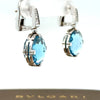 Bvlgari Parentesi Cocktail White Gold Blue Topaz and Diamond Earrings