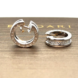 Bvlgari B.Zero1 Small Hoop Diamond Earrings