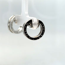 Load image into Gallery viewer, Bvlgari B.Zero1 Small Hoop Diamond Earrings