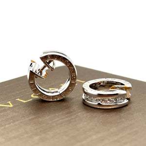 Bvlgari B.Zero1 Small Hoop Diamond Earrings