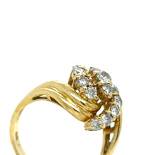 Load image into Gallery viewer, Cerrone 18ct Yellow Gold Diamond Cluster Ring 0.80ct