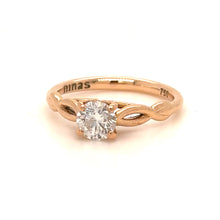 Load image into Gallery viewer, GIA Diamond Engagement Ring 0.62ct