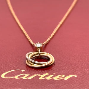 Cartier Trinity Necklace .04ct