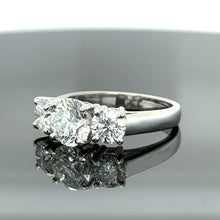 Load image into Gallery viewer, Bespoke 3 Stone Diamond Engagement Ring 1.51ct