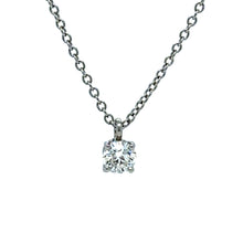 Load image into Gallery viewer, Tiffany &amp; Co Solitaire Diamond Pendant