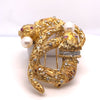 Ilias Lalaounis Vintage Intertwined Chimeras Brooch