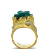 Ilias Lalaounis Vintage Emerald & Diamond Ring