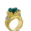 Ilias Lalaounis Vintage Emerald & Diamond Ring