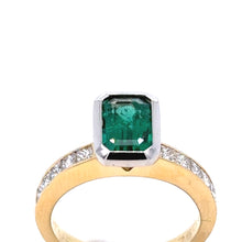 Load image into Gallery viewer, Canturi Zambian Emerald Ring 1.35ct