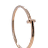 Tiffany & Co T T1 Hinged Bangle in Rose Gold