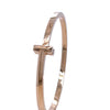 Tiffany & Co T T1 Hinged Bangle in Rose Gold