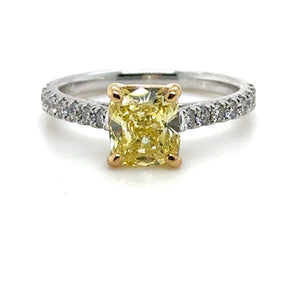 Bespoke Engagement Ring with Tiffany & Co Diamond 1.63ct