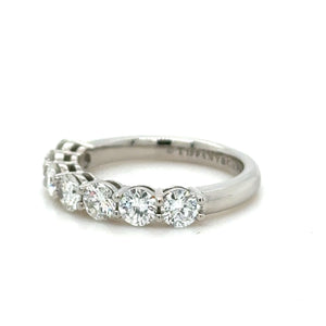 Tiffany & Co Diamond Half Eternity Ring 1.09ct