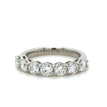 Load image into Gallery viewer, Tiffany &amp; Co Diamond Half Eternity Ring 1.09ct