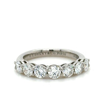 Load image into Gallery viewer, Tiffany &amp; Co Diamond Half Eternity Ring 1.09ct